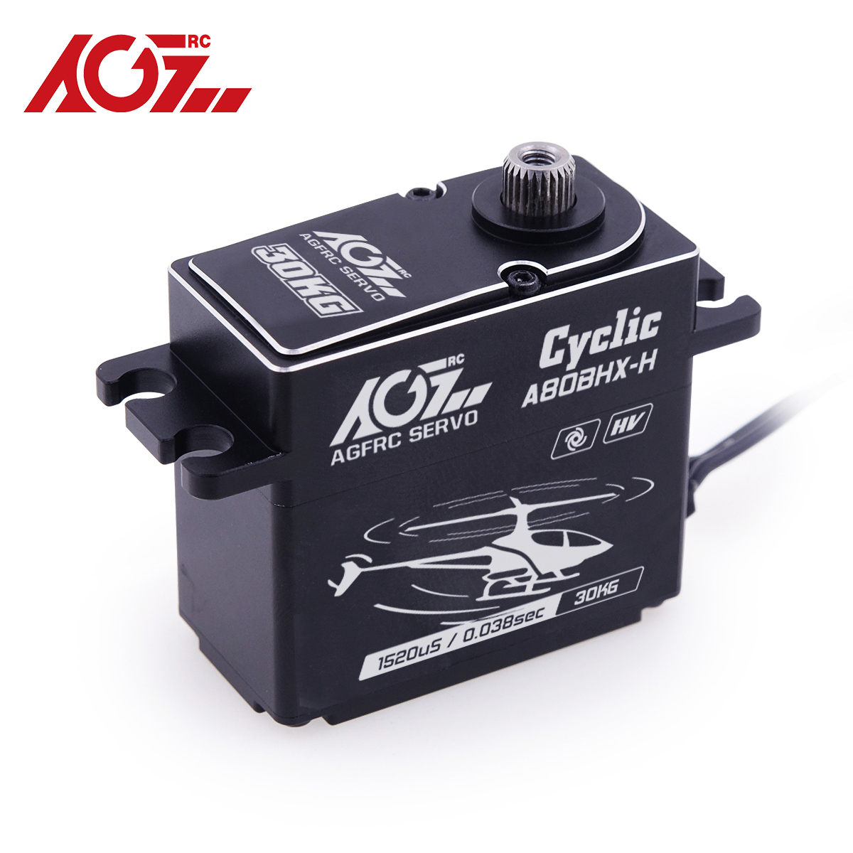 6S Lipo Battery 22.2V 5000Mah - AGFRC A80BHX-H 25T aluminiowa obudowa 30KG